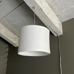 Pendant Light with Fabric Shade